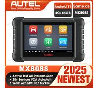 Autel MaxiCOM MK808S herramientas de diagnóstico obd2 diagnostico coche español 2024 diagnostico de automóvil escaner diagnóstico de coches Buques globales MK808S