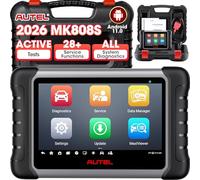 Autel MaxiCOM MK808S OBD2 Diagnosis Coche Multimarca Bidireccional 2026 | 28+ servicios, prueba activa, escaneo de todos los sistemas, codificación de inyectores/reseteo aceite/EPB/BMS