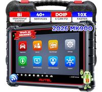 Autel MaxiCOM MK900 Diagnosis Coche Multimarca: 2025 Igual que MK900BT,Actualizado MX808S, MK808BT Pro, MK808Z Herramienta Diagnosis Bidireccional, CANFD&DOIP, 3000+ Pruebas Activa, 40+ Servicio,11 OS