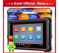 Autel MaxiCOM MK900 herramientas de escáner de diagnóstico automático más de 40 servicios DoIP CAN-FD 2025 herramienta automática bidireccional PK MK808BT PRO Autel Official Store