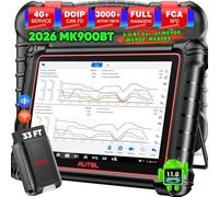 Autel MaxiCOM MK900BT OBD2 Diagnosis Coche, 2026 MK900-BT Actualiza de MK900 MK808S MK808BT MX808S, Maquina Diagnosis Multimarca como MP900 MX900, 3K+ Prueba Activa, 40+ Servicio, CANFD DOIP, Todo SIS