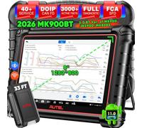 Autel MaxiCOM MK900BT Diagnosis Coche Multimarca, 3K+ Prueba Activa | MK900 BT Igual Que MK900 MK808S MK808BT PRO, Maquina Diagnosis Coche como MP900BT MX900, 40+ Servicio, CAN FD DOIP, Todo SIS