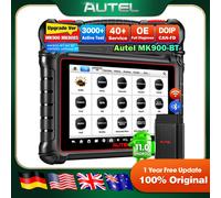 Autel MaxiCOM MK900BT con herramientas de diagnóstico de coche Bluetooth escáner OBD2 40 + prueba activa de servicio actualización CAN-FD y DOIP de MK900 MK900-BT