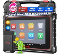 Autel MaxiCOM MK900BT OBD2 Diagnosis: 2026 V2.0 Diagnosis Coche Bidireccional, Ver Inalámbrica de MK900 MK808S MK808BT MX808S MK808Z, 40+ Servicios, 3000+ Pruebas Activas, DOIP CANFD, Todos Sis, SO 11