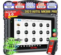 Autel MaxiCOM MK906 Pro Diagnosis, 2025 Misma Funcione Que MaxiSys MS906 Pro, Codificación ECU, Control Bidireccional, 36+ Servicio,Escaneo Todo Sistema OE