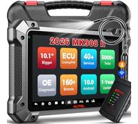 Autel MaxiCOM MK908 II Android 10.0 OBD2 Herramienta de Diagnóstico, 2026 Mejorada de MK908/ MK906 Pro, AutoScan 2.0, 4G+128G, WiFi 2.4 y 5G, Codificación Avanzada ECU, Bidireccional, 36+ Servicios