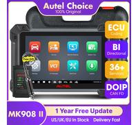 Autel MaxiCOM MK908 II MK908II Escáner OBD2 automotriz Herramientas de diagnóstico de automóviles, codificación ECU, control bidireccional PK MK906 MK908