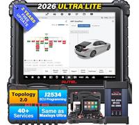 Autel MaxiCOM Ultra Lite Diagnosis Coche Multimarca: Actualización 2 Años, Inteligente Herramienta Diagnóstico de MaxiSys MS919/Elite II PRO, Topología2.0, Programación & Codificación ECU,40+ Servicio