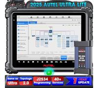 Autel MaxiCOM Ultra Lite Escáner, 2024 Herramienta de Diagnóstico Inteligente, 2 Años Actualización Grat, Programación y Codificación ECU, Actualización Maxisys Ultra/MS919/Elite II, Mapa Topológico