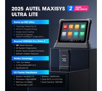 Autel MaxiCOM Ultra Lite Escáner de diagnóstico automotriz VCMI ECU Herramientas de programación de codificación PK Ultra MS909 Ultra Lite