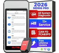 Autel MaxiDIAG MD906 Pro Diagnosis Coche Multimarca, Escáner para Coches MD906PRO 2026, Bluetooth Lite de MK808S MX808S Maquina Diagnosis Multimarca, Can FD, 11 Servicios, Sin Suscripción