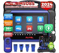 Autel MaxiIM IM508S Herramienta Programación Llaves, Actualización Gratis por 2 Años[Valor €650] Igual que MK808BT Pro Bidireccional Escáner, Actualización de KM100, IM508, 36+ Servicios, Todo Sistema