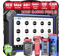 Autel MaxiIM IM608PRO II Herramienta Programación Llavero IMMO, Actualización 2 Años[Valor 1790€] [con XP400Pro IMKPA G-BOX3 APB112] Actualización IM508S PRO/IM608PRO, Codificación ECU, 40+ Servicios