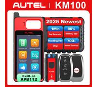 Autel MaxiIM KM100 herramienta inmovilizador de programación de llaveros 2 uds Autel IKEY para generación de llaves de los años 60 OBD IMMO aprendizaje de llaves en un 99% de coche key tool