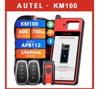 Autel MaxiIM KM100 KM100E Kit generador de llaves universal Actualización gratuita de por vida AutoVIN All Key Lost PK IM508S APB112 incorporado Free update