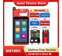 Autel MaxiIM KM100 KM100X herramienta de programación de llaves sin vida IMMO inmovilizador llave FOB programador OBD IMMO aprendizaje de llaves PK IM508