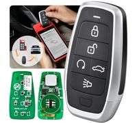 Autel MaxiIM Llave Ciega IKEYAT005BL, 5 Botones, Control Remoto 40M