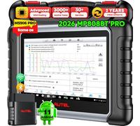Autel MaxiPRO MP808BT Pro Diagnosis con 2 Años de Actualizaciones (650 €), 2026 Codificación ECU como MS906 Pro MP900BT, Bidireccional Pruebas, Servicios, Actualización de MK900 MX808S MK808S, OS11