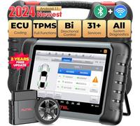 Autel MaxiPRO MP808S-TS OBDII Escáner, 2024 Bidireccional Herramienta Diagnóstico, Actualización de 2 Años, ECU Codificación,31+ Servicio,TPMS, Todo Los Sistemas, Actualizado DS808S/MP808BT PRO/MP808S