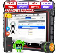 Autel MaxiPRO MP900-TS OBD2 Diagnosis Coche, 2026 Up of MaxiSYS MS906TS MP900-BT MK900-TS, TPMS como MS906 Pro-TS, Codificación ECU, Control Bidireccional, 40+ Servicio, Todo Sistema, Can FD&DO IP