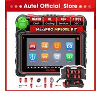 Autel MaxiPRO MP900E KIT herramientas de diagnóstico 11 adaptadores OBD escáner de codificación ECU DoIP CAN FD más reciente de MS906 MP808S MX900 MK900 With OBD1 adapter