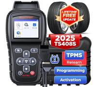 Autel MaxiTPMS TS408S Herramienta de Reaprendizaje TPMS: 2024 Herramienta de programación TPMS, Reinicio TPMS, Diagnóstico, Lectura, Borrado TPMS DTC, Actualización TS408/TS401, Igual Que TS501(Pro)