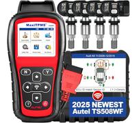 Autel MaxiTPMS TS508WF Kit Herramientas TPMS, Versión WiFi 2025. Incluye 4 Sensores MX 2 en 1 (Valor €119), Activación/Reaprendizaje Sensor, Programación Sensor MX & Modos Rápido & Avanzado