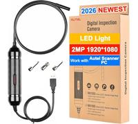 Autel MaxiVideo MV108S Cámara Inspección Digital, Resistente al Agua IP67 | Versión Más Reciente del Modelo MV108, Endoscopio Industrial USB 8.5 mm, Boroscopio HD 1920p, Cable Flexible 39.37 Pulgadas