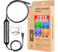 Autel MaxiVideo MV108S Cámara Inspección Digital, Versión Más Reciente del Modelo MV108, Endoscopio Industrial USB 8.5 mm, Resistente al Agua IP67, Boroscopio HD 1920p, Cable Flexible 39.37 Pulgadas