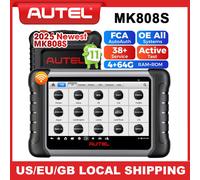 Autel MK808S herramienta de diagnóstico de coche lector de código automotriz OE todos los sistemas diagnóstico bidireccional OBD2 escáner PK MX808S