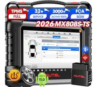 Autel MX808S-TS: 2026 OBD2 Dianosis Coche Multmarca Programación TPMS, Igual Nivel de MaxiCOM MK808S-TS MK900-TS, Actualizado de MK808TS MK808BT Pro MK808S, 3000+Prueba Activa, 28+ Servicios