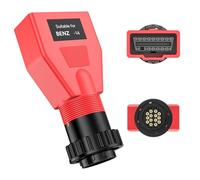 Autel Original Adaptador para Benz 14 Pines (Macho) OBD a 16 Pines (Hembra) Conector Diagnóstico OBD2 para Mercedes Benz, Convertidor OBDII 14 Pin para Europa