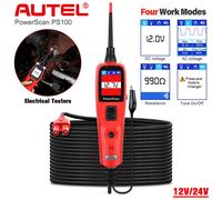 Autel PowerScan PS100 12V 24V sistema eléctrico probador de circuito automático sonda de potencia BMS buscador abierto corto herramientas de diagnóstico de reparación de automóviles PS100