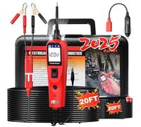 Autel PowerScan PS100 Kit Sonda Circuito, Herramienta Diagnóstico Sistema Eléctrico 12V 24V,Lectura Resistencia Corriente CA/CC, Activación Componente,Prueba Corto/Tierra/Continuidad/Remolque,6M Cable