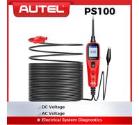 Autel PowerScan PS100 probador de medidor de circuito eléctrico de coche 12V 24V Kit de sonda de potencia herramientas de diagnóstico de batería de sistema automotriz