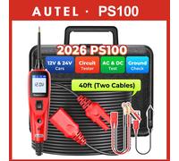 Autel PS100 PowerScan herramienta de prueba de circuito automotriz eléctrico 12V 24V AVOmeter herramienta de diagnóstico Original