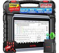 Autel Scanner MaxiPRO MP808BT Pro Kit Diagnosis: 2 Años Actualiza (€700) Ver de MP900-BT KIT MK900BT MK808S, (€200) 11 Adaptadores, Codifica ECU como MP900BT MS906 PRO, 3K+ Bidireccional, 30+ Servicio