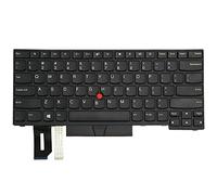 AUTENS US - Teclado para portátil Lenovo ThinkPad E490, E495, T490, L490, E480, E485, L480, T480s, color negro