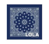 Auténtica Bandana para perros personalizada, 100% algodón, 34 colores a elegir Made in USA - Bordado de texto, nombre - Perro personalizable - Regalo para amantes de los perros (azul marino)