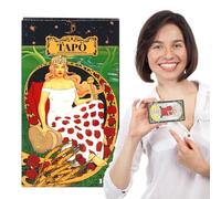 Auténtica baraja de tarot, cartas de la de espera, juego de adivinación estándar, juego de lectura espiritual para reuniones de amigos, exploración del destino, práctica de meditación, visión