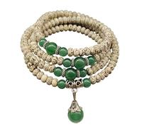 Auténtica cuenta de oración de estrella Bodhi para la práctica diaria y capas de moda, collar de cuentas de oración budista, One Size, como se describe