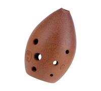 Auténtica ocarina china de arcilla de 8 agujeros para la educación musical y entusiastas de la cultura, ocarina profesional de cerámica