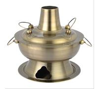 Auténtica olla caliente tradicional china de Beijing, olla de vapor con calefacción de carbón para cocina, catering y cocina casera