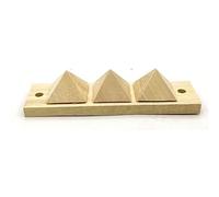 Auténtica tira de pirámide de madera Shriparni para Vastu Dosh Nivaran | Remedio para defectos de inodoro y baño | Protección de energía negativa | Herramienta de corrección Vastu de oficina en casa |