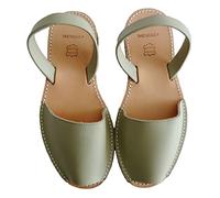 Auténticas Avarcas menorquínas, Abarcas, Albarcas, Sandalias (44, Natural, Box)