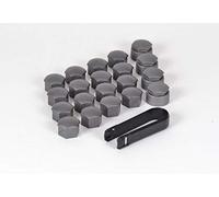 Auténticas tapas Audi de tuerca de perno, para llantas de aleación de 17 mm. incluye pinzas extraíbles y pernos de bloqueo.