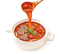 Auténtico Condimento Base para Sopa Caliente China, Salsa de Caldo de Tomate de Sichuan, 500g para Reuniones Familiares y para Recibir Invitados.(Sour refreshing)