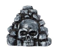 Auténtico silbato de guerra azteca gritando con sonido humano | Diseño de calavera fuerte | Silbato de muerte | Fantasma Azteca cuervo calavera muerte | Instrumento | Grito de | Juguete de broma de