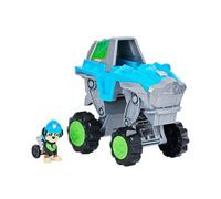 Auténtico vehículo transformable Paw Patrol Dino Rescue Rex con figura de dinosaurio misteriosa Patrulla Canina