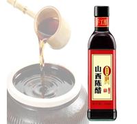 Auténtico Vinagre Negro Añejo de Shanxi, Condimento Oscuro Elaborado Según la Tradición China, Fermentado de Forma Natural, Puro y Original, Elaborado Artesanalmente a Mano